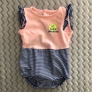 5/$25 Cat & Jack Hello Sunshine Bodysuit Size NB